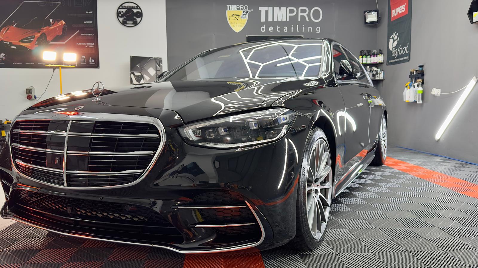 Mercedes S-Class - rezultat showroom - TIM PRO DETAILING & PDR Zalău